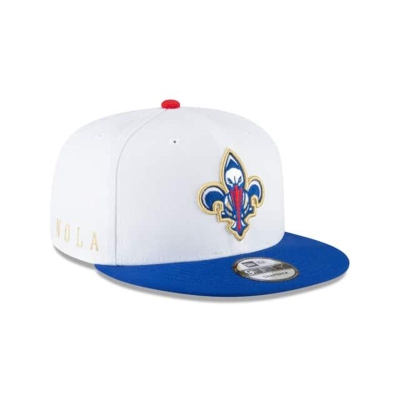 New Orleans Pelicans Gorra | New Era NBA City Edition Alt 59fifty Fitted Cap Mexico - Blancos